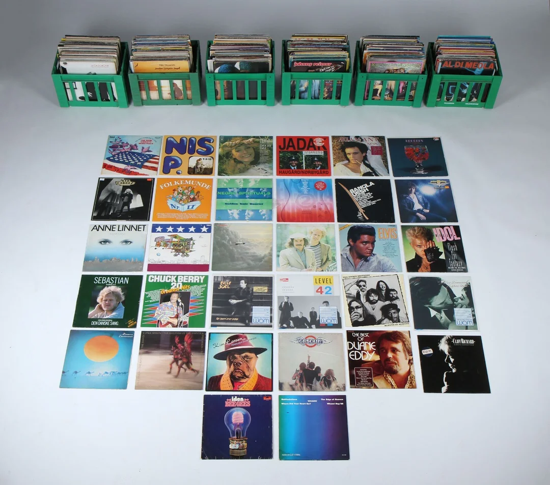 En samling LP'er, i alt ca. 450 stk — Hobby and collectibles/Music, musical instruments — Lauritz