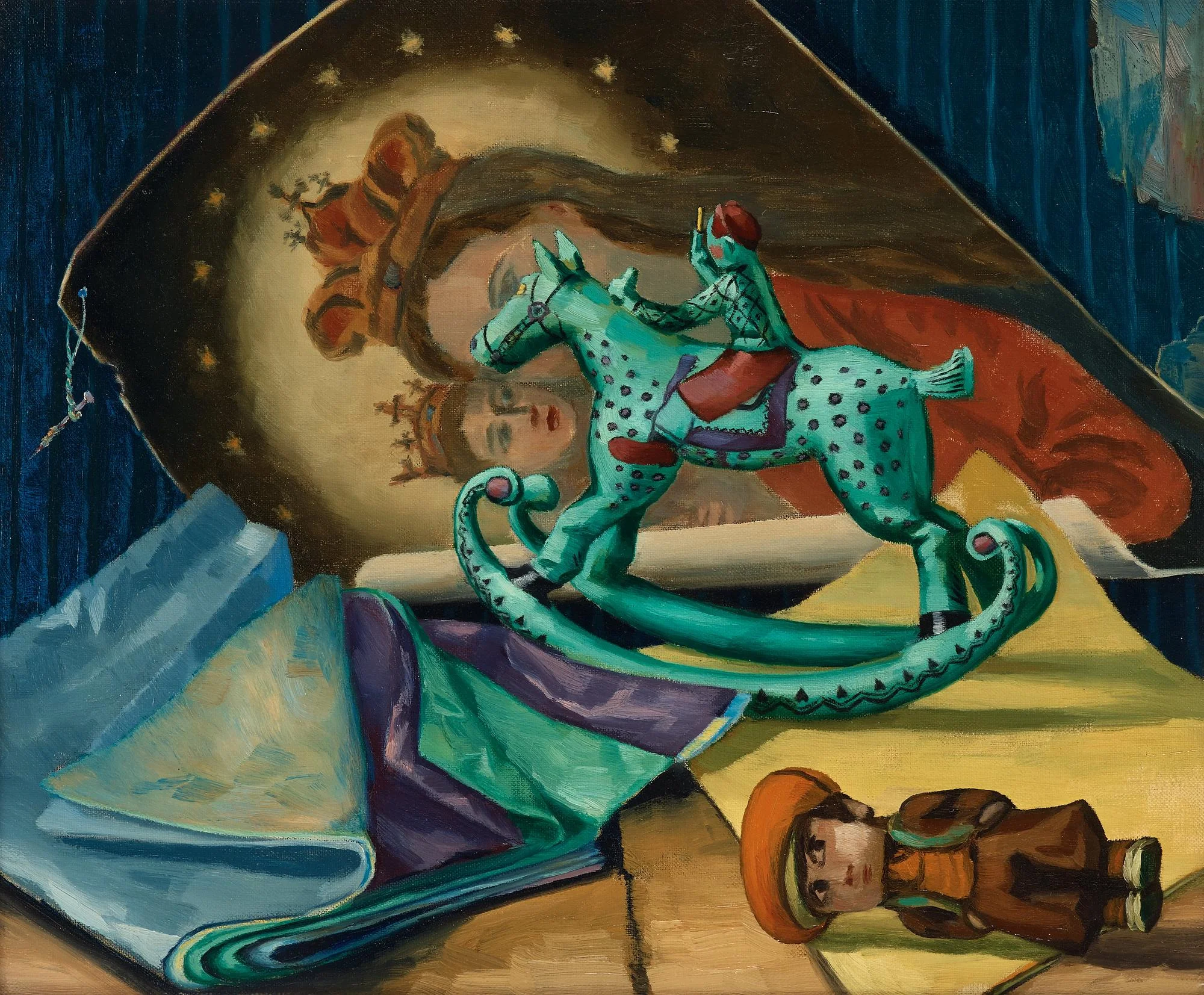 Gunnar Löberg, "Stilleben med ryttare". — Bukowskis