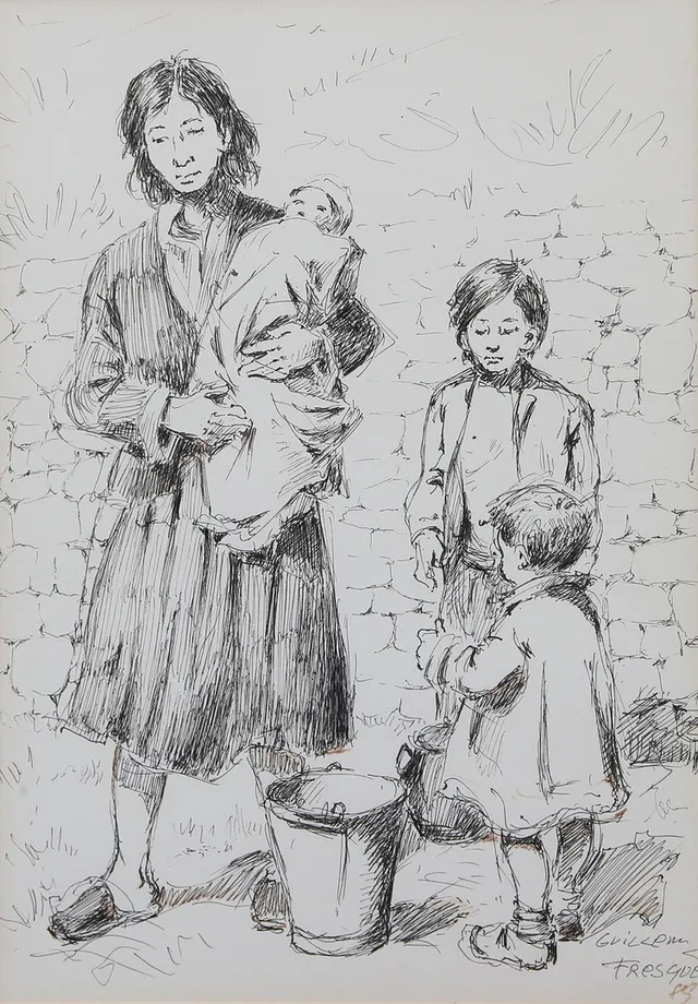 GUILLEM FRESQUET BARDINA. Peasants.