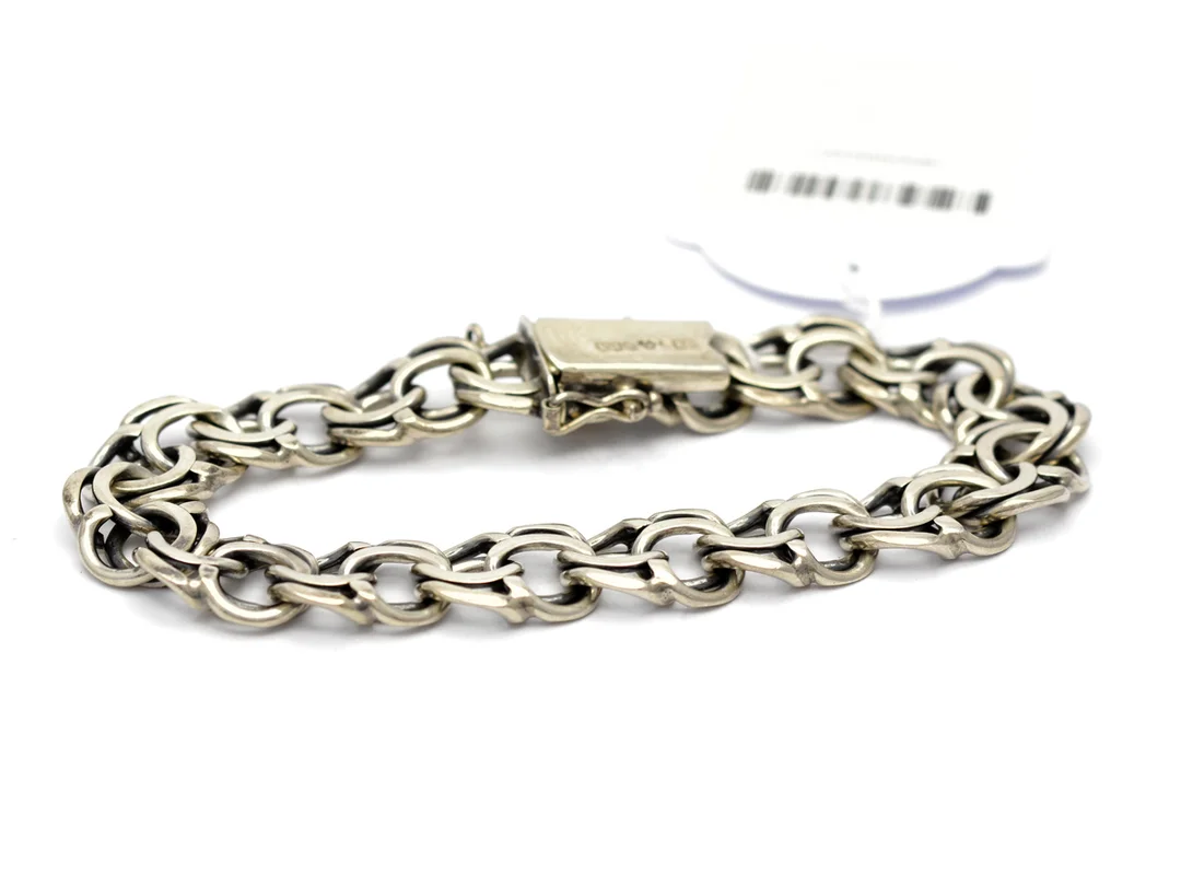 Armband silver Bismarck 19cm säkerhetskedja saknas 26g — Smycken/Armband — Kaplans
