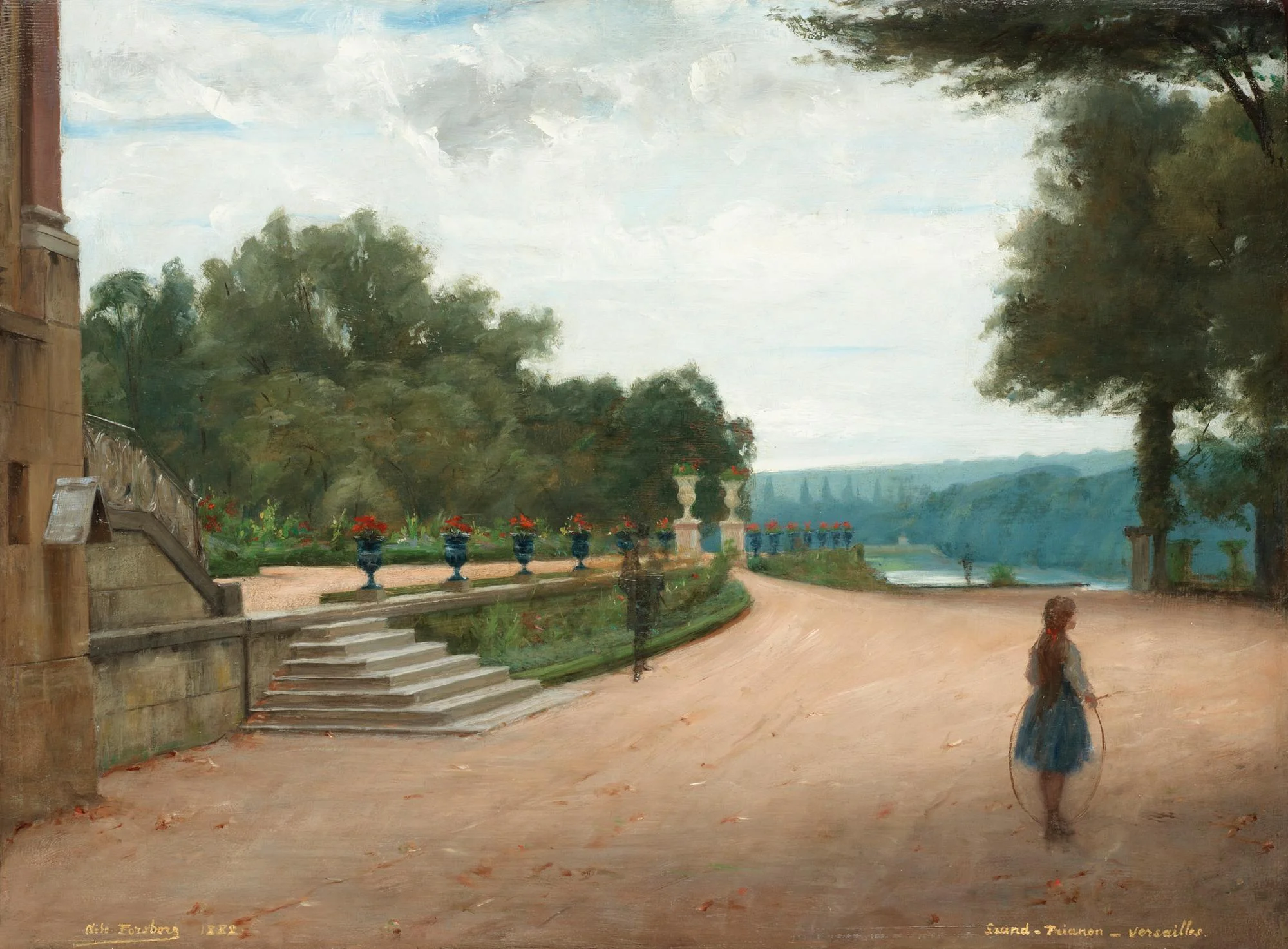 Nils Forsberg, Parkmotiv från Versailles. — Bukowskis