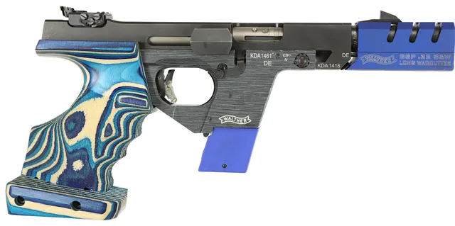 PISTOL, Halvautomat, fabrikat Walther, modell GSP Expert, kaliber .32 S&W Long, tillv.nr KDA1461/KDA1418, se-nr SE2978393.