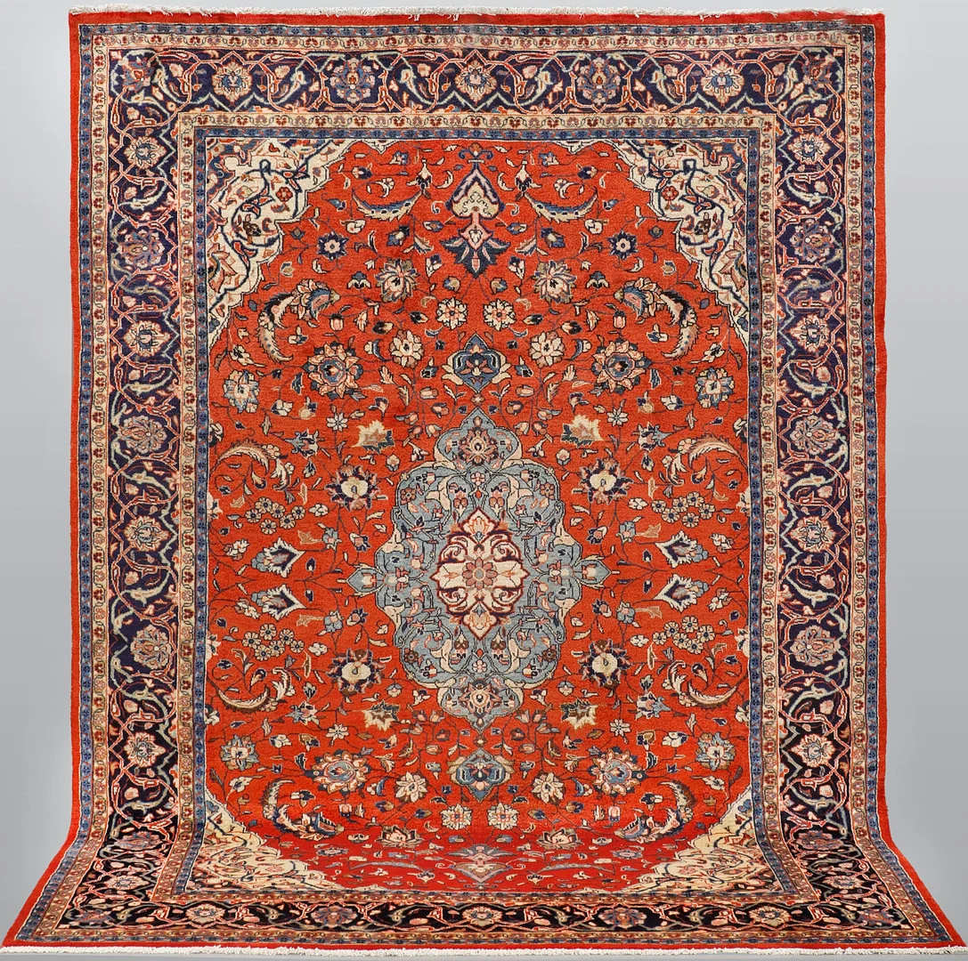 MATTA. Saruk fine, 300 x 200 cm. — Oriental Carpets & Textiles — Södermanlands Auktionsverk