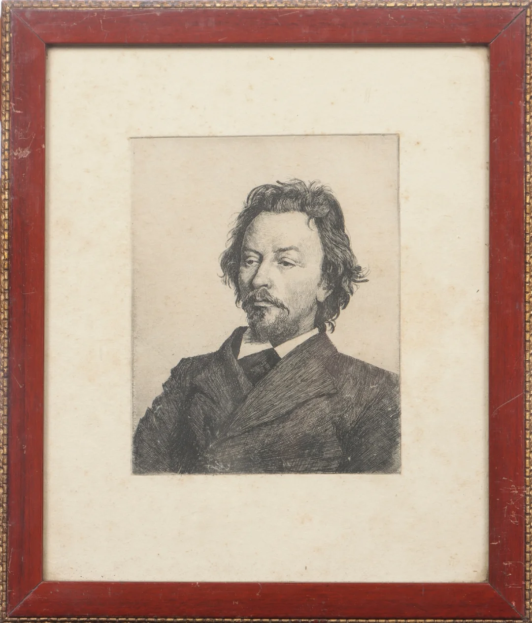 Peter Ilsted. Portrait of Vilhelm Hammershøi — Paintings and sculptures/Prints and photography — Lauritz