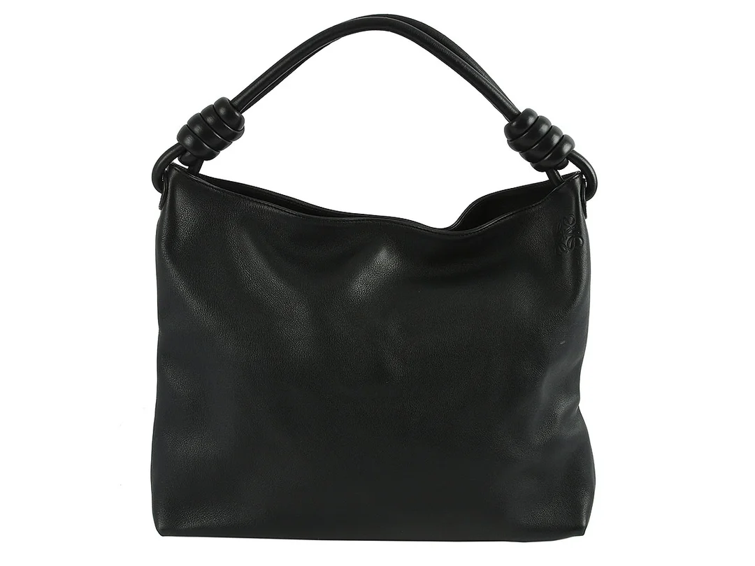 VÄSKA, LOEWE, Hobo Small, svart läder, 35x28x9cm, dustbag, — Accessoarer/Väskor — Kaplans