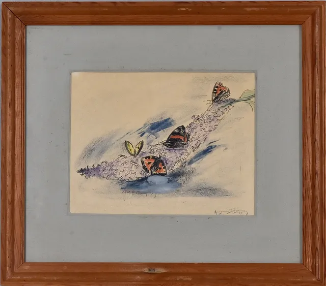 ANSGARIUS BÖRJESSON. Pastell.