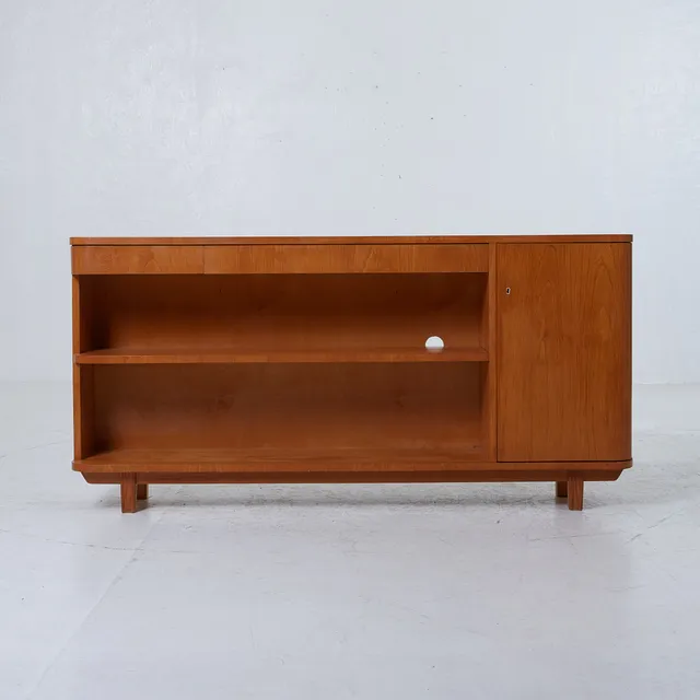 SIDEBOARD, 1930/40-tal, björk och björkfanér.