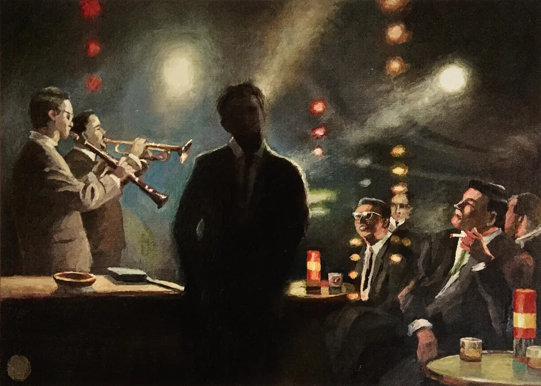 MATS ÅKERMAN (född 1956). "Lounge Lizzys", signerad och numrerad 77/90, pigment print. — Engravings & Prints — Crafoord Auktioner Stockholm