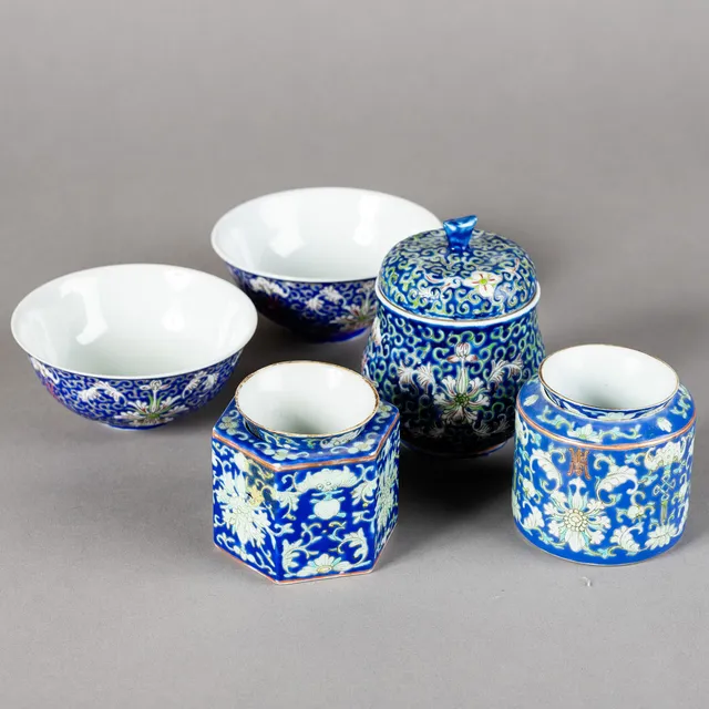 Kleine Sammlung, China, Qianlong-und Tongzhi-Marke, 2. Hälfte 19. Jh. bis Anfang 20. Jh.