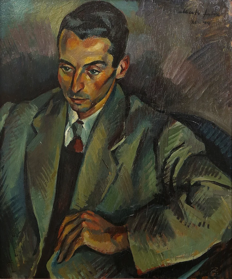 ALBERT FABRA FOIGNET. "Retrato del pintor Antonio Morales Macías". — Paintings — Balclis