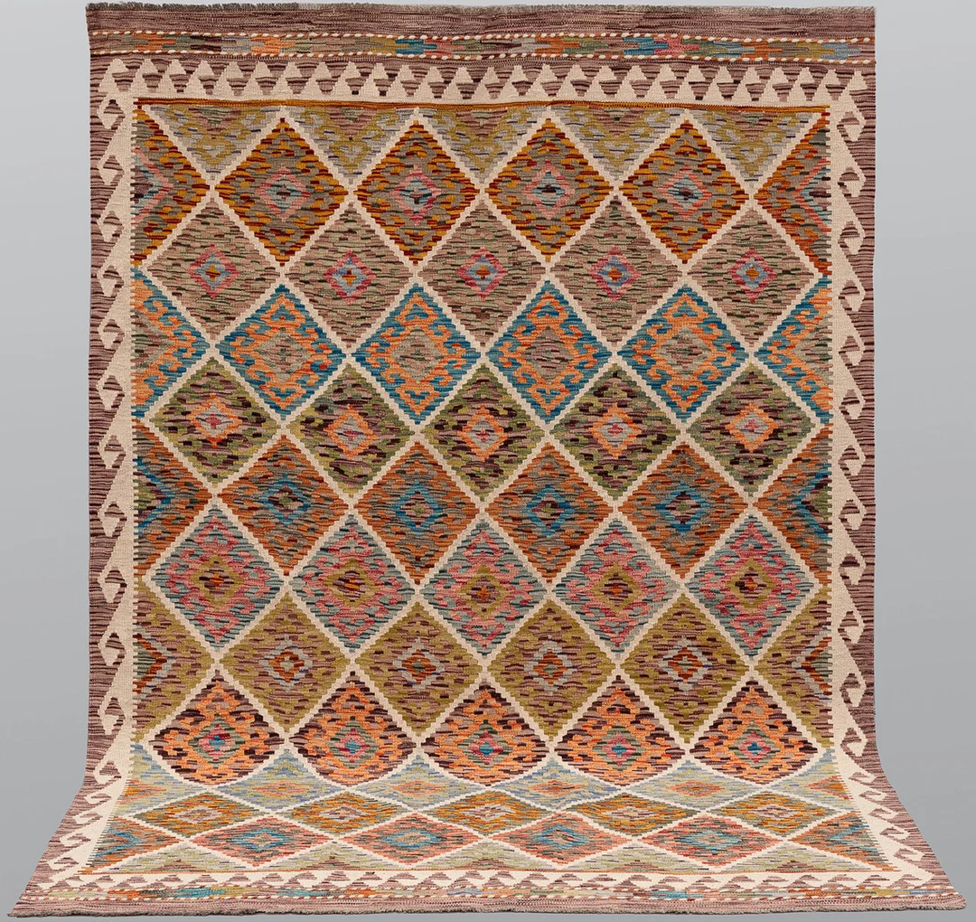 ORIENTMATTA. Kelim klassisk design, 259 x 175 cm. — Oriental Carpets & Textiles — Gomér & Andersson Jönköping
