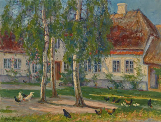 Tannæs, Marie — Gårdstun