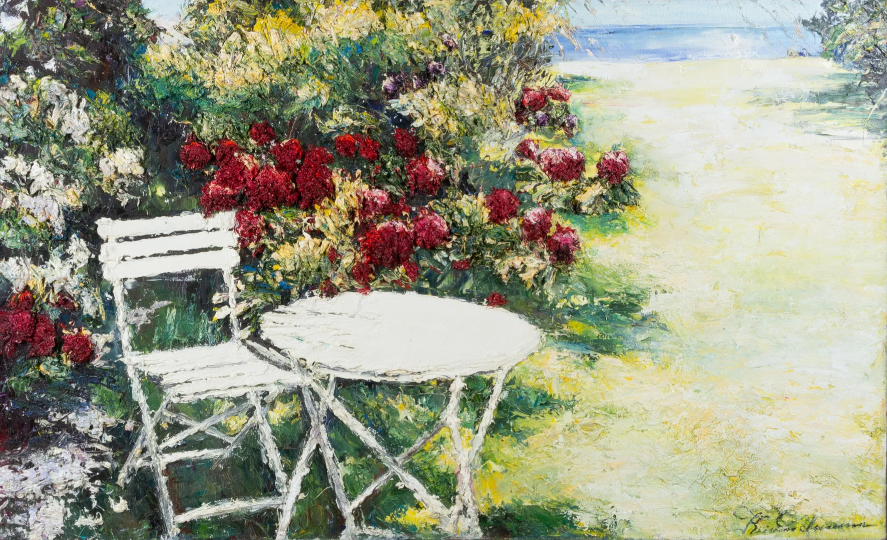 KRISTINA ASSARSSON. "Myshörnan", olja på duk, signerad K . Assarsson. — Paintings — Helsingborgs Auktionskammare