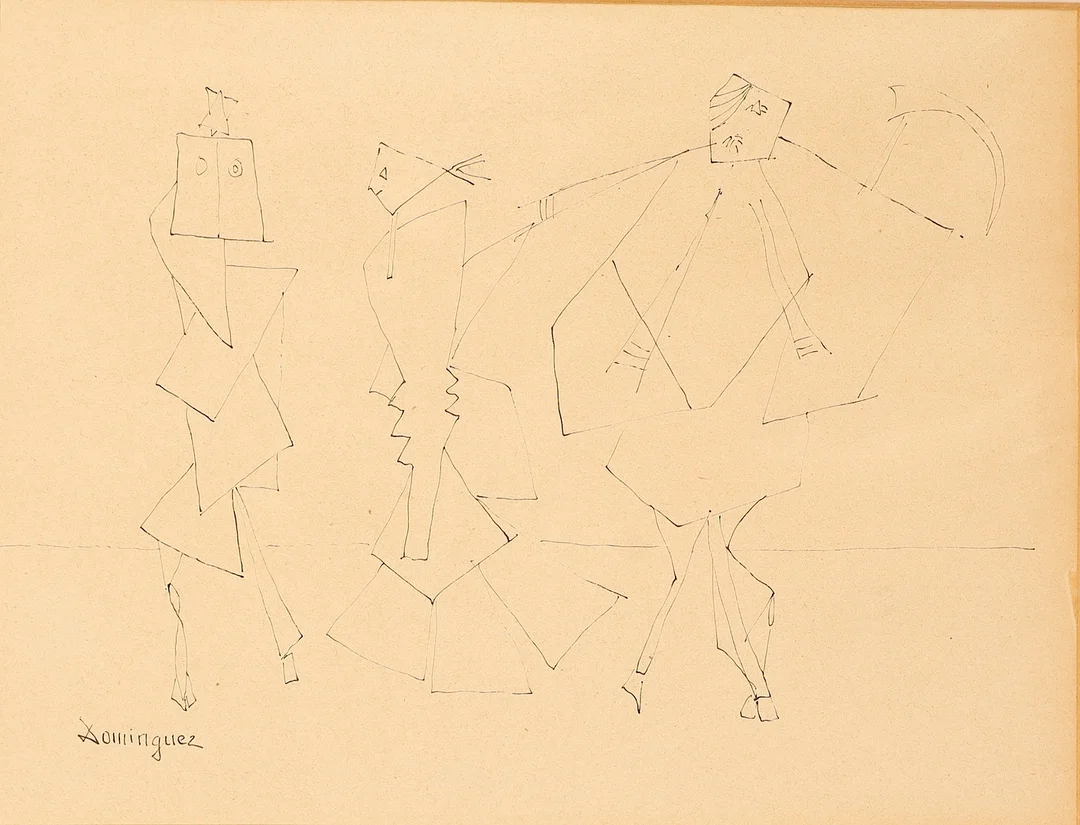 ÓSCAR DOMÍNGUEZ (1906-1957). Sin título. — Drawings — Barcelona Auctions