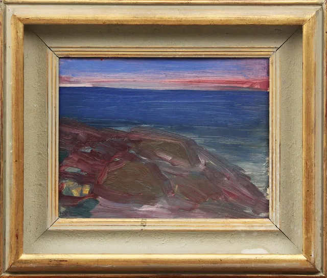 HANS VALTER SUNDBERG. OLJA, på pannå, signerad.