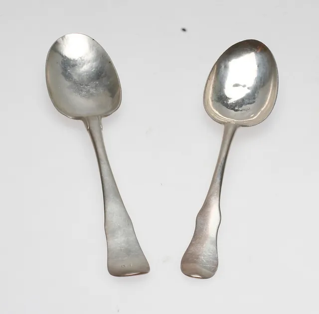 SKEDAR, 2 st, silver, 1700-tal.