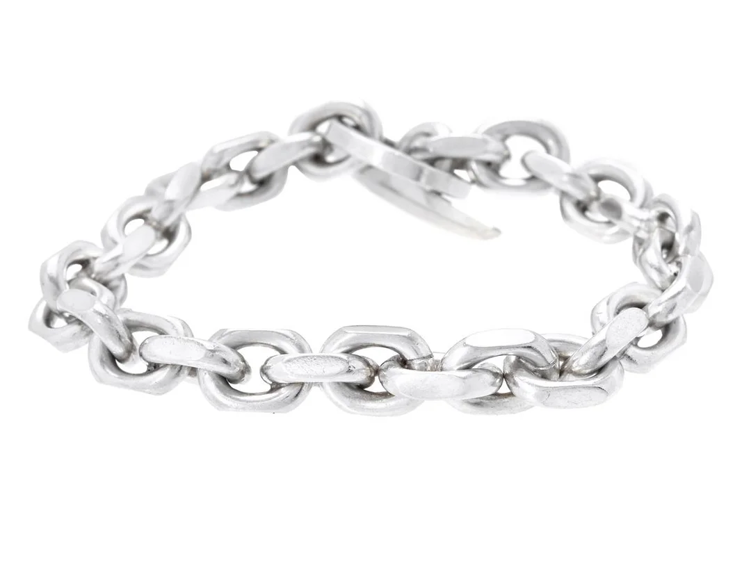 ARMBAND, sterlingsilver, ankarlänk, Bernhard Hertz, längd 21 cm, vikt 62,2 g. — Smycken/Armband — Kaplans