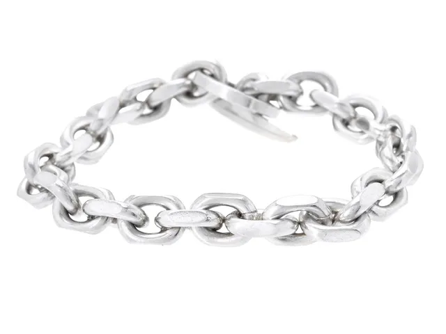 ARMBAND, sterlingsilver, ankarlänk, Bernhard Hertz, längd 21 cm, vikt 62,2 g.
