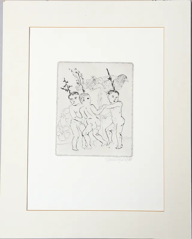 HANS WIGERT. Etsning, signerad samt numrerad 69/160.