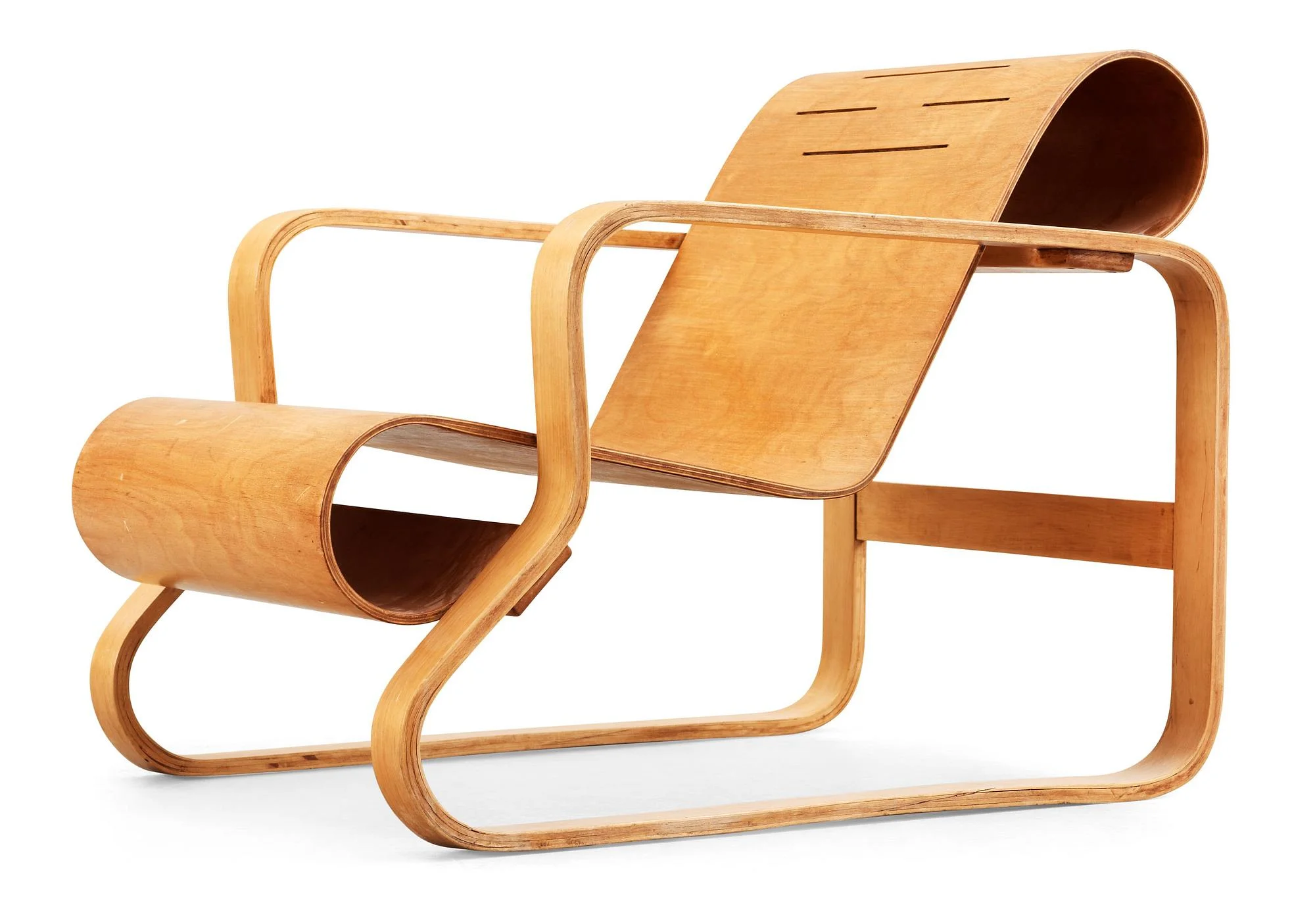 ALVAR AALTO, fåtölj, modell 41, "Paimio", Finmar Ltd, Finland ca 1932. — Bukowskis