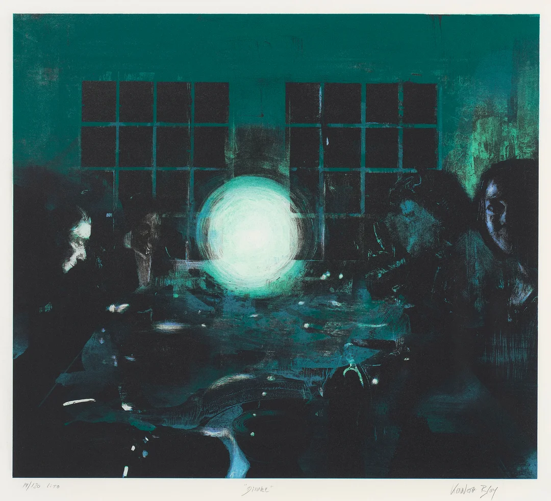 Blom, Kenneth — "Dinner" 2014 — Kunst/Grafikk — Blomqvist
