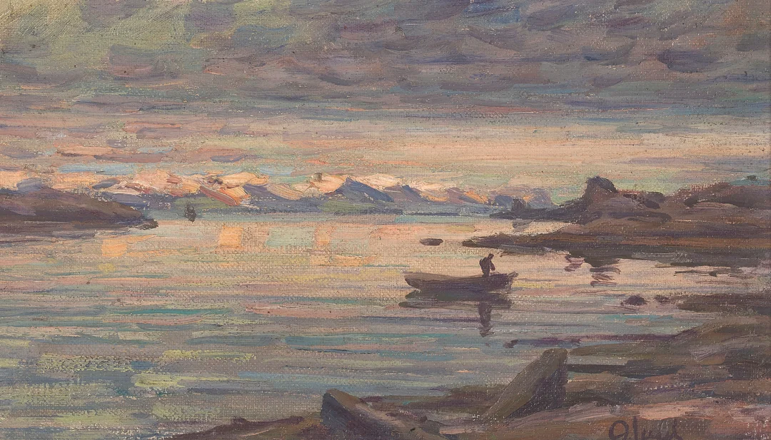 Juul, Ole — Fiske i nord — Kunst/Maleri — Blomqvist