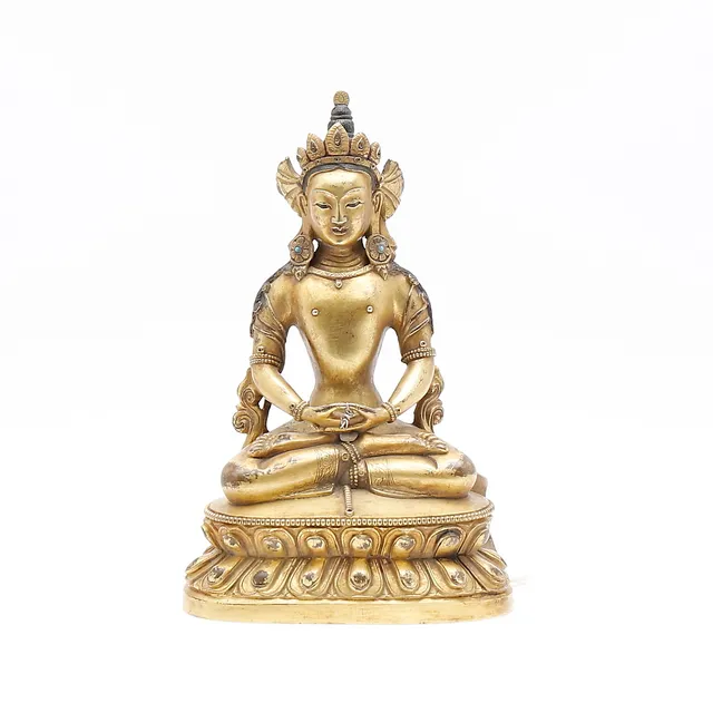 TIBETAN SCHOOL, PROBABLY 19TH CENTURY. "Amitayus" Buddha.