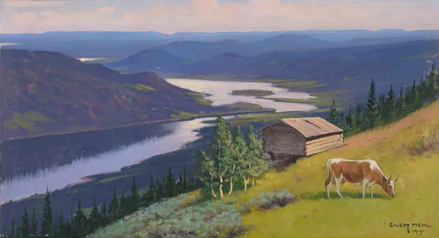 Mehl, Eilert — Ku i dallandskap, 1919