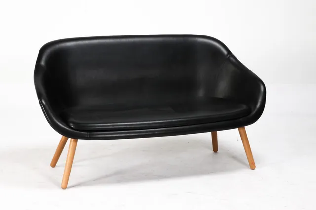 Hee Welling for HAY. About A Lounge sofa. Two-person sofa, black