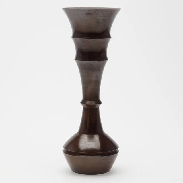 NAKAJIMA YASUMI II. BRONZE VASE, Stemplet, Japan.