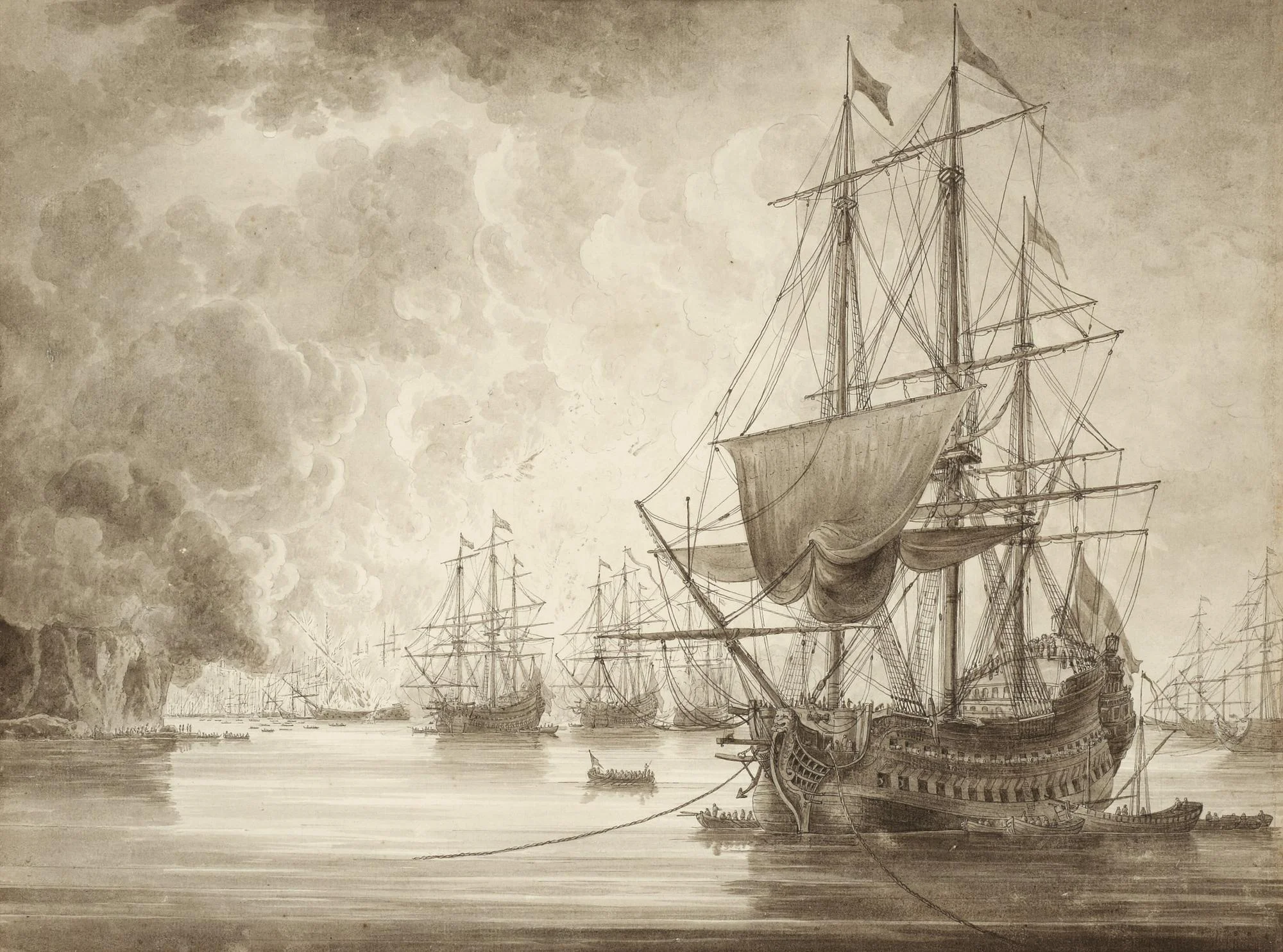 Elias Martin, Viborgska gatloppet den 3 juli 1790. — Bukowskis