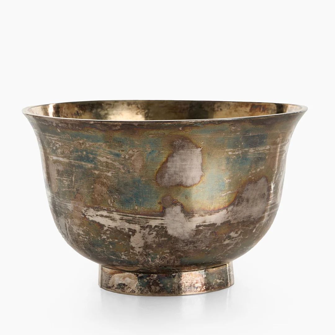 JOHAN DANIEL BLOMSTERWALL (mästare 1810-1841). Såskål, silver, Göteborg, 1828. Empire. — Silver — Crafoord Auktioner Stockholm