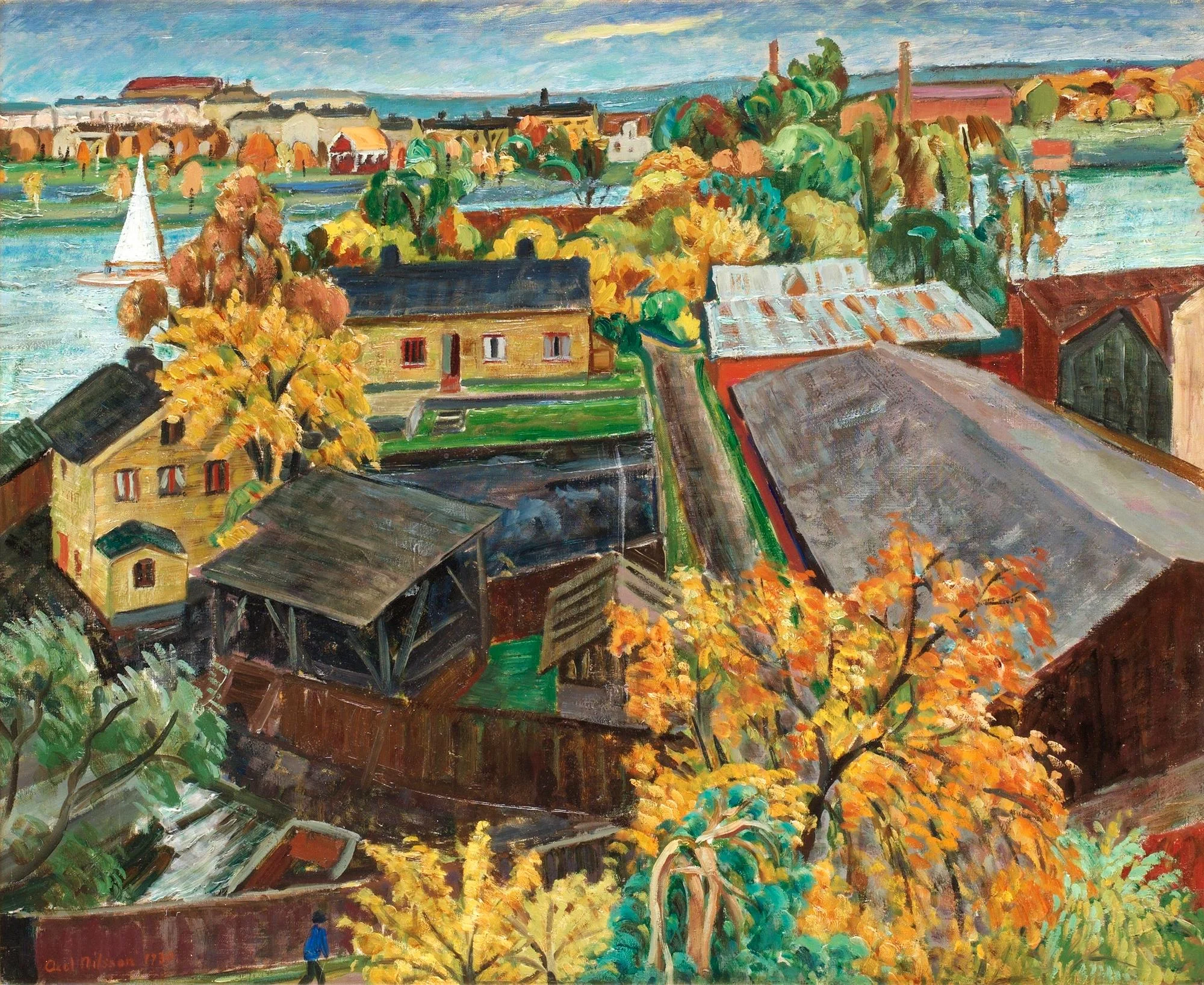 Axel Nilsson, "Höstlandskap, Smedsudden". — Bukowskis