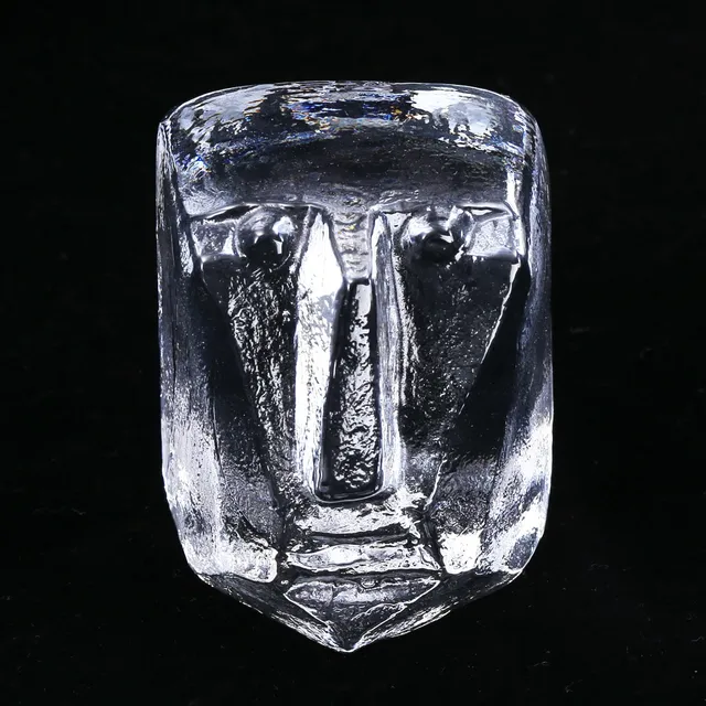 ERIK HÖGLUND. Ansikte, glas, signerad, "Boda H 1072".