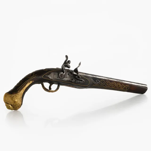 PISTOL. efter 1700-talsmodell.