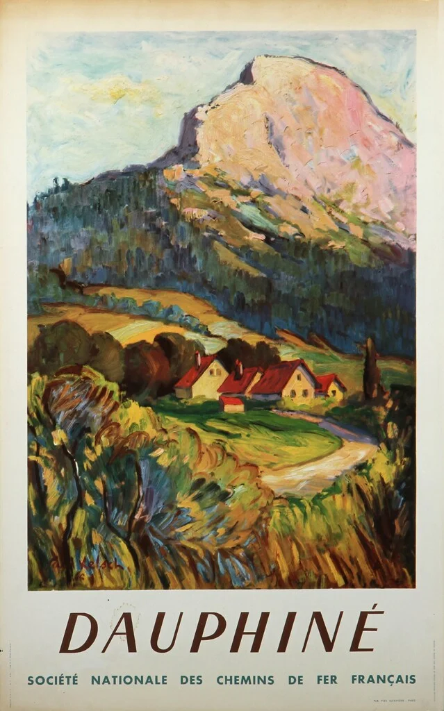 Fransk plakat, 'Dauphiné', 1946 — Paintings and sculptures/Prints and photography — Lauritz