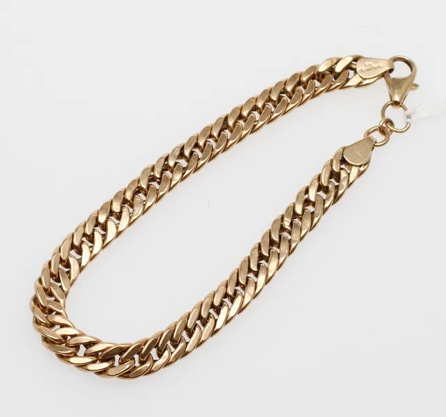 ARMBAND, 14k guld, vikt ca 17 gram.
