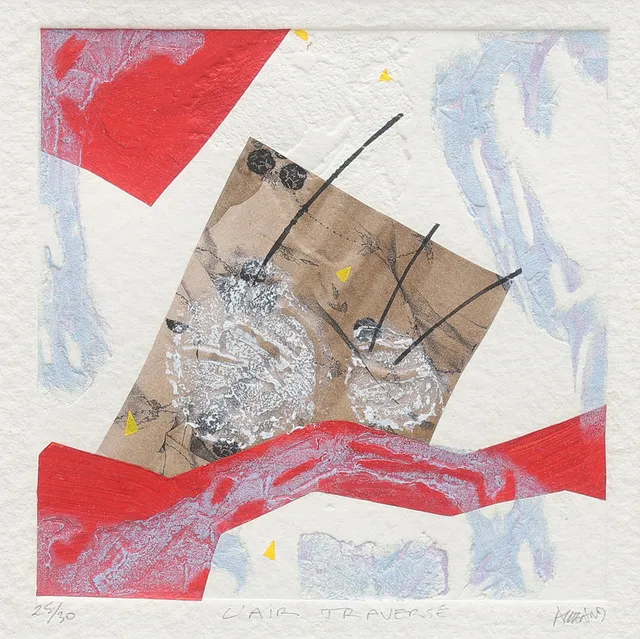 BERNARD ALLIGAND. "L'AIR TRAVERSE".