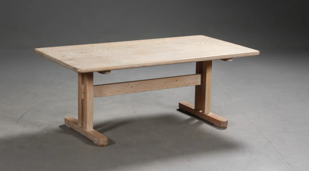 Kurt Østervig. Rektangulært sofabord, egetræ — Furniture/Coffee tables, occasional tables — Lauritz