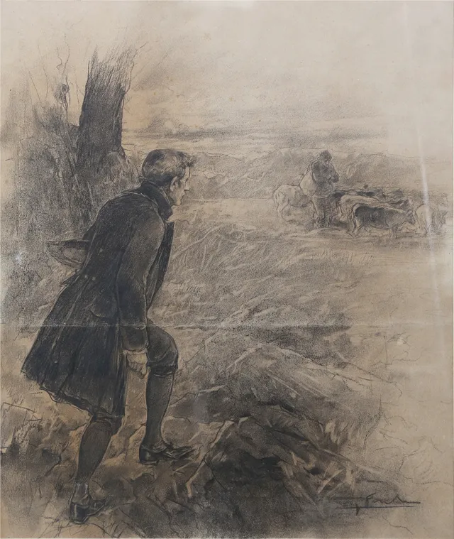 ARCADI MAS I FONDEVILA. Man and Shepherd.