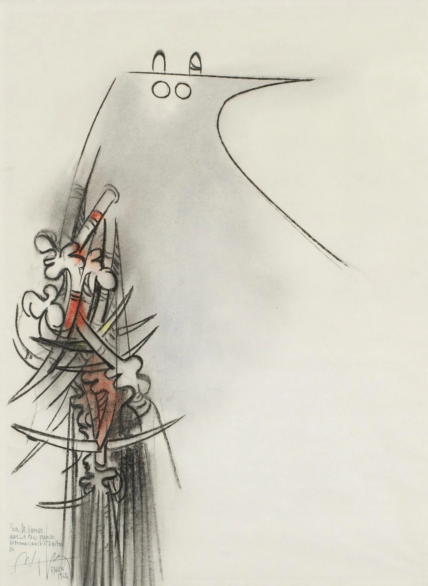 Wifredo Lam, Komposition. — Bukowskis