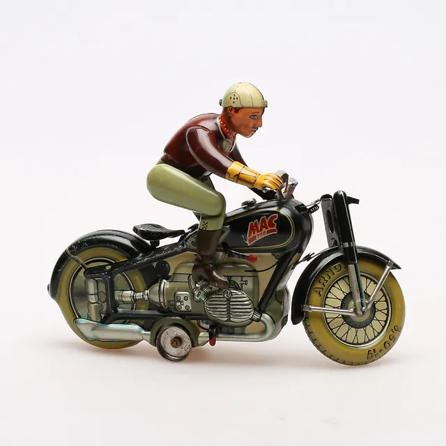 MEKANISK LEKSAK, "Mac 700", Arnold, litograferad plåt, 1950/60-tal.