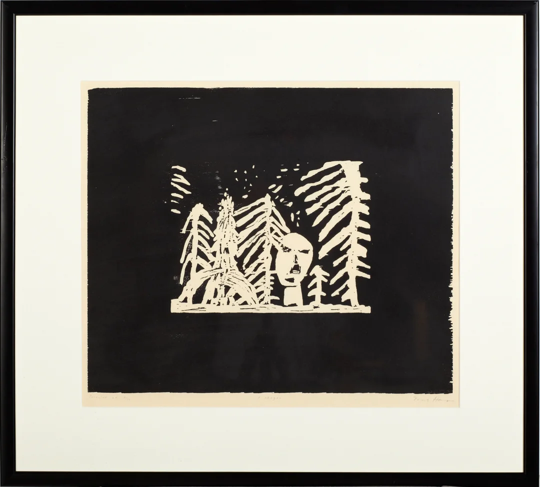 Hansen, Tore — "I skogen" — Kunst/Grafikk — Blomqvist