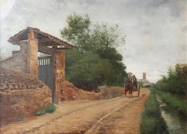 PEDRO CAMPMANY. Rural view.