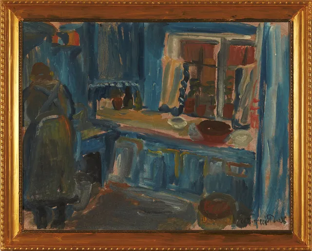 Ryggen, Hans — "Det blå kjøkken" 1935