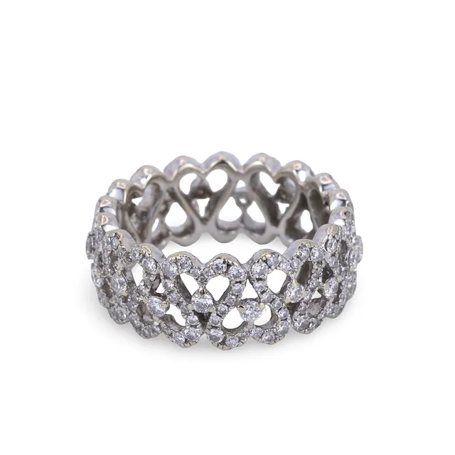 18CT GOLD DIAMOND RING.
