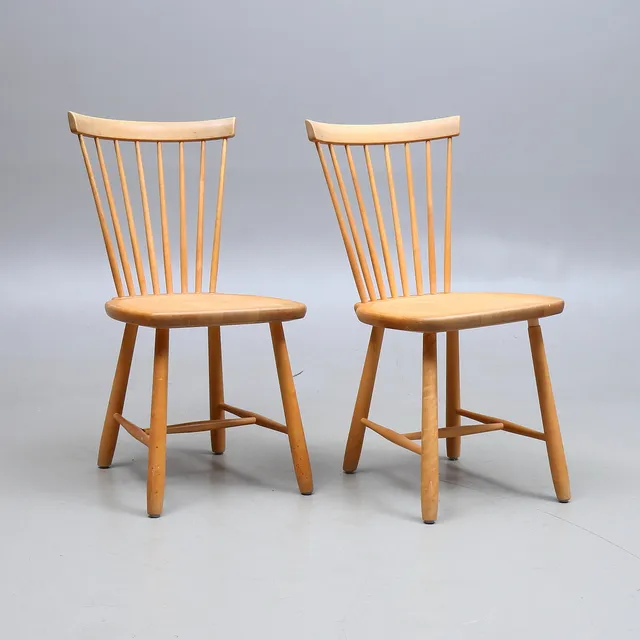 CARL MALMSTEN. Stolar, 2 st, "Lilla Åland", Stolab.