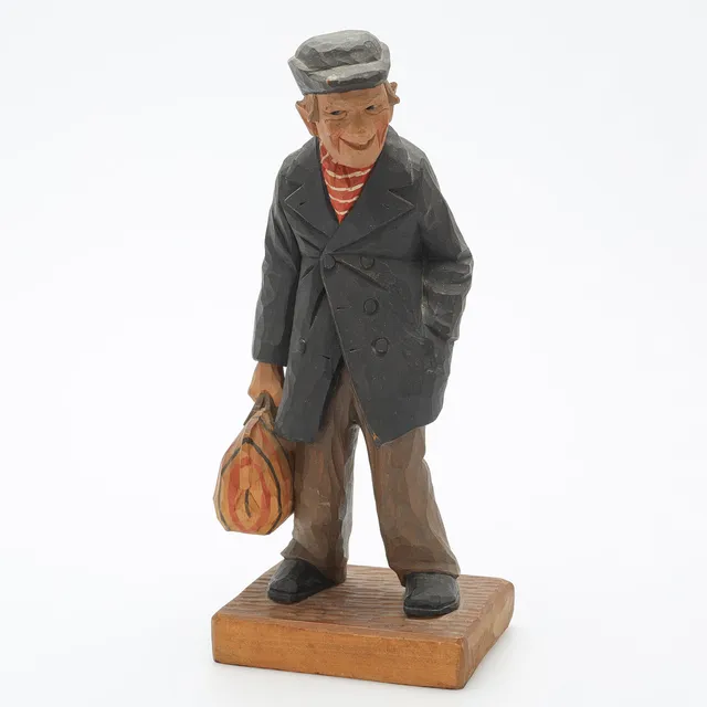 HERMAN ROSELL. Skulptur, trä, signerad och daterad 1952.