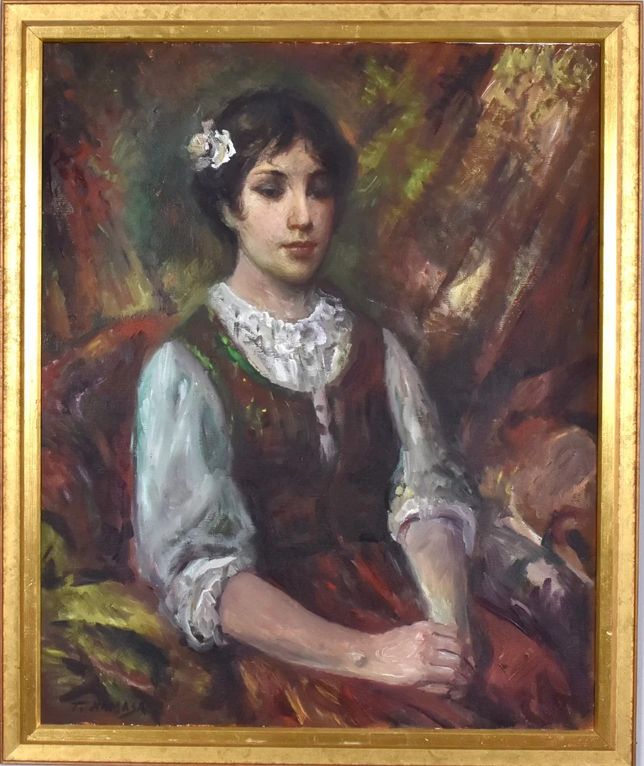 TADEUSZ KAMASA. Olja på duk. — Paintings — Halmstads Auktionskammare