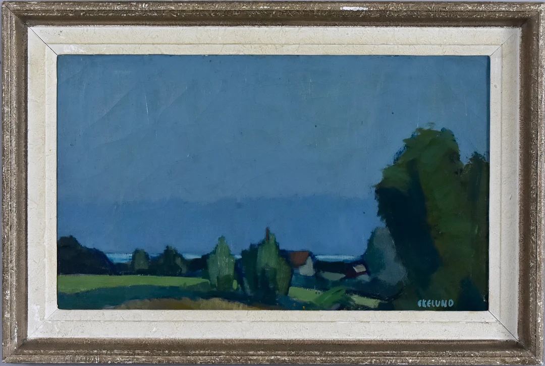 IVAR EKELUND. Olja på duk. — Paintings — Halmstads Auktionskammare